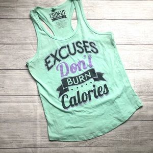 Chin Up Workout Tank Top